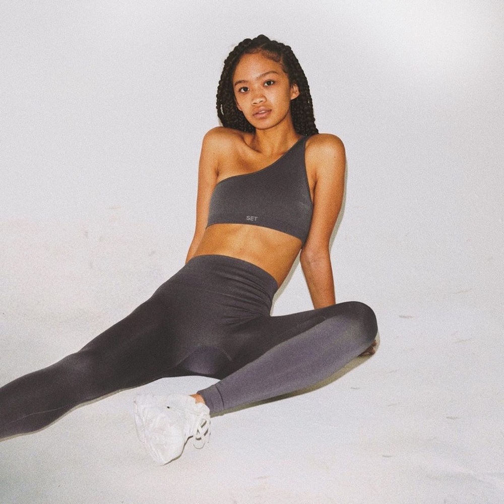 SETactive Sculptflex Set - One Shoulder Bra + Leggings